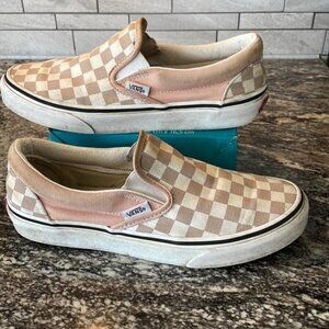 GC Pink Plaid Vans 7W